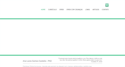 Desktop Screenshot of analuciacastello.com.br